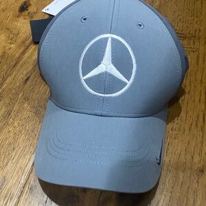 Nike Mercedes Gray Cap with White Logo